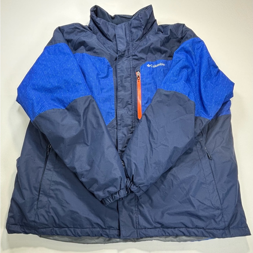 Columbia Men's Ski Jacket in Navy and Royal Blue Size 3X